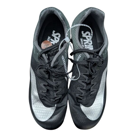 Nike Mens Zoom Rival Sprinter Track Spikes Black Silver DC8753-001 Size 8 Runner - Picture 5 of 10